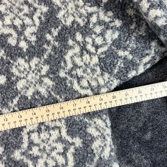 Vtg GAP Wool Mohair Knitted Nordic Snowflake Sweater Crewneck Women's L - Picture 5 of 10